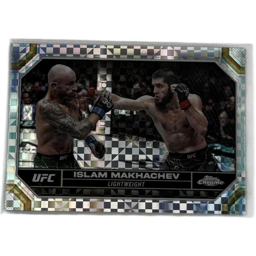 2024 Topps Chrome UFC #80‎ Islam Makhachev X-Fractor